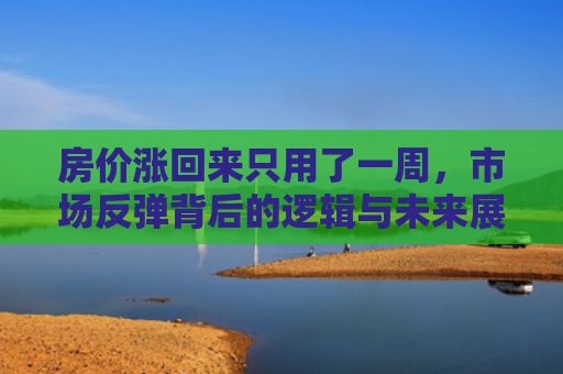 房价涨回来只用了一周，市场反弹背后的逻辑与未来展望