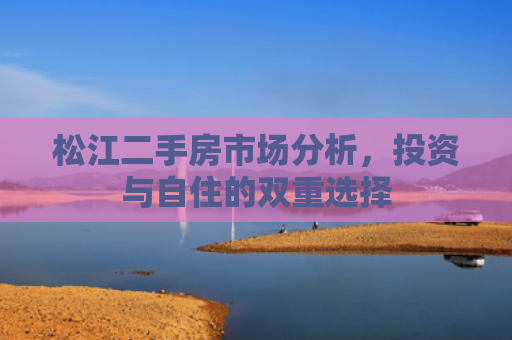 松江二手房市场分析，投资与自住的双重选择
