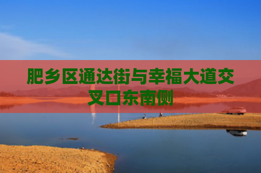 肥乡区通达街与幸福大道交叉口东南侧